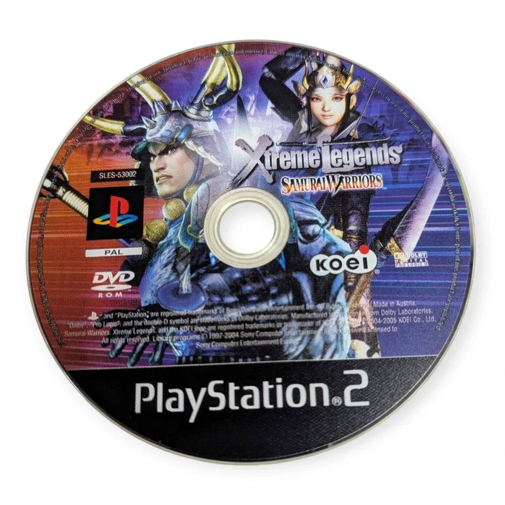Samurai Warriors Xtreme Legends Sony PlayStation 2 PS2 PAL Koei Action Game CIB